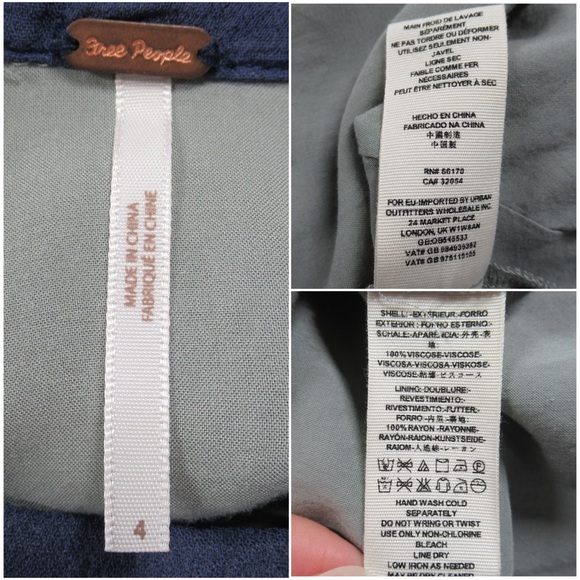 FREE PEOPLE Rock On Snake Floral Print Mixed Media Handkerchief Hem Maxi Skirt 4 - Picture 10 of 12